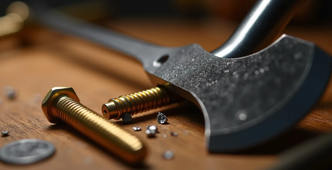 Atelier de réparation haute précision pour montures de luxe