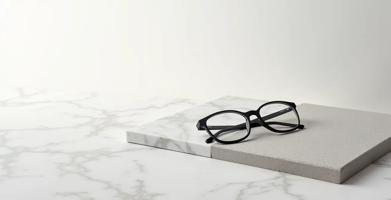 Comparaison visuelle entre lunettes authentiques et contrefaçons